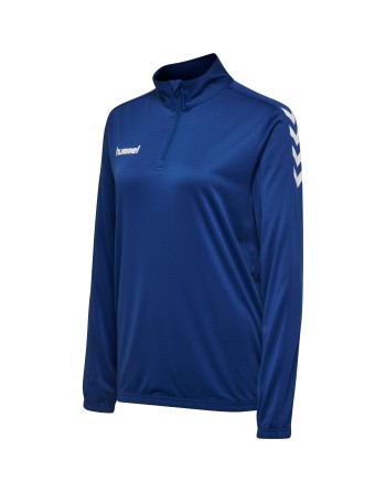 CORE POLY HALF ZIP SWEATSHIRT WOMAN / 1/2 Front-Reißverschluss