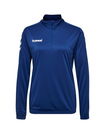 CORE POLY HALF ZIP SWEATSHIRT WOMAN / 1/2 Front-Reißverschluss