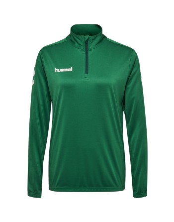 CORE POLY HALF ZIP SWEATSHIRT WOMAN / 1/2 Front-Reißverschluss