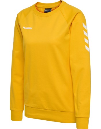 hmlGO COTTON SWEATSHIRT WOMAN / Basic Damen Sweatshirt für Sport und Freizeit