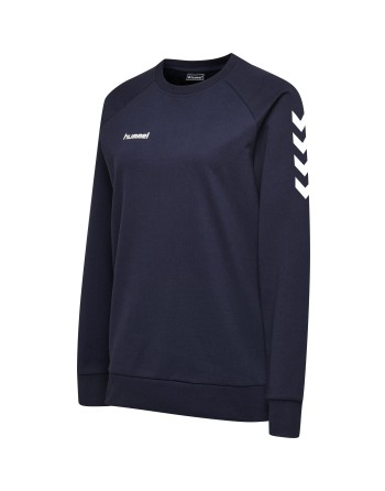 hmlGO COTTON SWEATSHIRT WOMAN / Basic Damen Sweatshirt für Sport und Freizeit