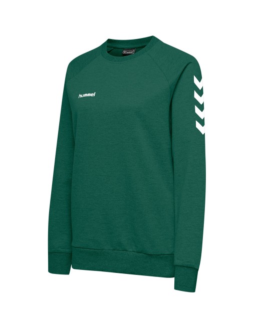 hmlGO COTTON SWEATSHIRT WOMAN / Basic Damen Sweatshirt für Sport und Freizeit
