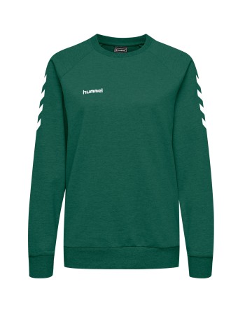 hmlGO COTTON SWEATSHIRT WOMAN / Basic Damen Sweatshirt für Sport und Freizeit