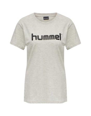 HMLGO COTTON LOGO T-SHIRT WOMAN S/S / Basic Damen T-Shirt für Sport und Freizeit