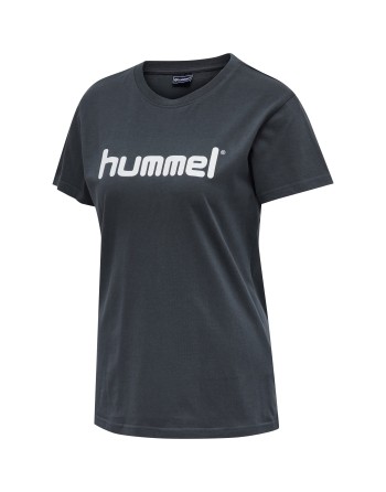 HMLGO COTTON LOGO T-SHIRT WOMAN S/S / Basic Damen T-Shirt für Sport und Freizeit