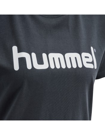 HMLGO COTTON LOGO T-SHIRT WOMAN S/S / Basic Damen T-Shirt für Sport und Freizeit