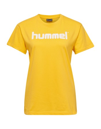 HMLGO COTTON LOGO T-SHIRT WOMAN S/S / Basic Damen T-Shirt für Sport und Freizeit
