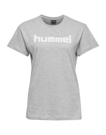 HMLGO COTTON LOGO T-SHIRT WOMAN S/S / Basic Damen T-Shirt für Sport und Freizeit