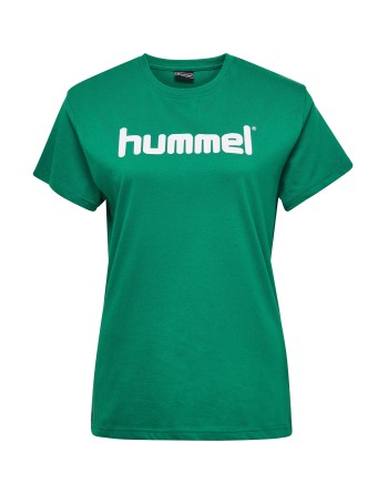 HMLGO COTTON LOGO T-SHIRT WOMAN S/S / Basic Damen T-Shirt für Sport und Freizeit
