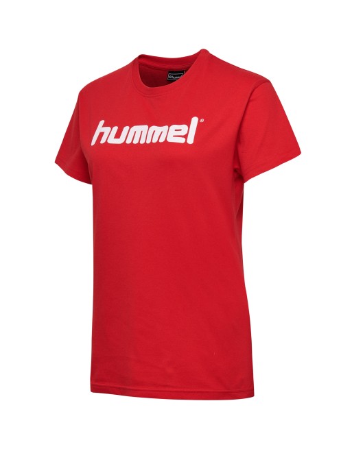 HMLGO COTTON LOGO T-SHIRT WOMAN S/S / Basic Damen T-Shirt für Sport und Freizeit HMLGO COTTON LOGO T-SHIRT WOMAN S/S / Basic Damen T-Shirt für Sport und Freizeit