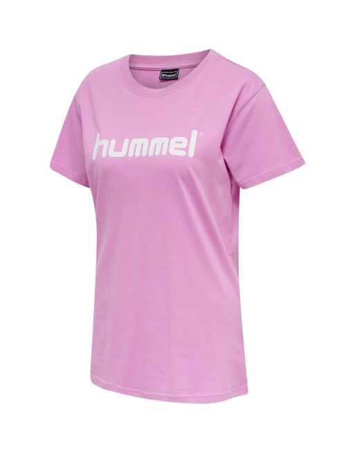 HMLGO COTTON LOGO T-SHIRT WOMAN S/S / Basic Damen T-Shirt für Sport und Freizeit HMLGO COTTON LOGO T-SHIRT WOMAN S/S / Basic Damen T-Shirt für Sport und Freizeit