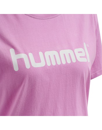 HMLGO COTTON LOGO T-SHIRT WOMAN S/S / Basic Damen T-Shirt für Sport und Freizeit