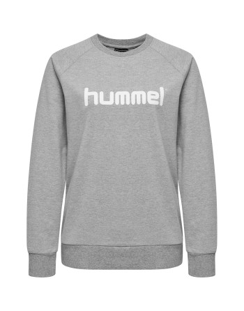 hmlGO COTTON LOGO SWEATSHIRT WOMAN / Basic Damen Sweatshirt für Sport und Freizeit