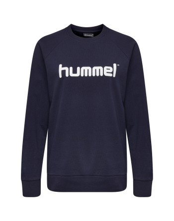 hmlGO COTTON LOGO SWEATSHIRT WOMAN / Basic Damen Sweatshirt für Sport und Freizeit