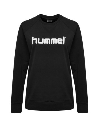 hmlGO COTTON LOGO SWEATSHIRT WOMAN / Basic Damen Sweatshirt für Sport und Freizeit