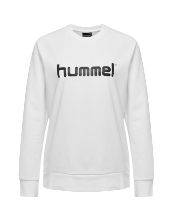 hmlGO COTTON LOGO SWEATSHIRT WOMAN / Basic Damen Sweatshirt für Sport und Freizeit