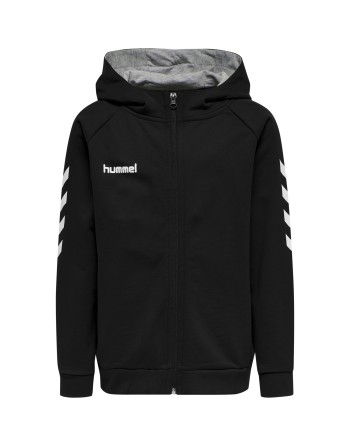 hmlGO KIDS COTTON ZIP HOODIE / Basic Kapuzensweatjacke für Sport und Freizeit