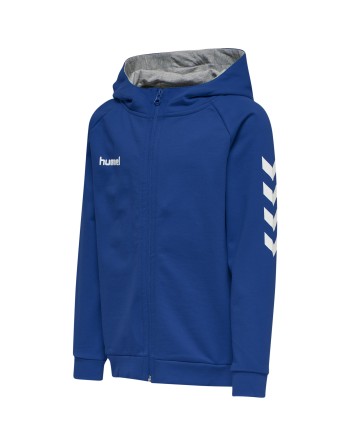 hmlGO KIDS COTTON ZIP HOODIE / Basic Kapuzensweatjacke für Sport und Freizeit