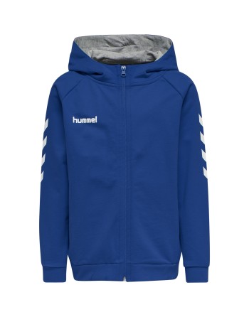 hmlGO KIDS COTTON ZIP HOODIE / Basic Kapuzensweatjacke für Sport und Freizeit
