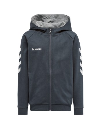 hmlGO KIDS COTTON ZIP HOODIE / Basic Kapuzensweatjacke für Sport und Freizeit