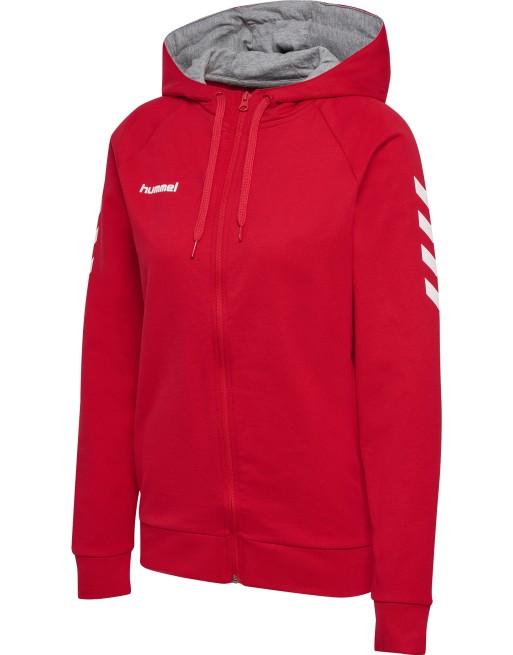 HMLGO COTTON ZIP HOODIE WOMAN / Farbe 2006: 70 % Baumwolle / 30 % Polyester / Futter: 100 % Polyester HMLGO COTTON ZIP HOODIE WOMAN / Farbe 2006: 70 % Baumwolle / 30 % Polyester / Futter: 100 % Polyester