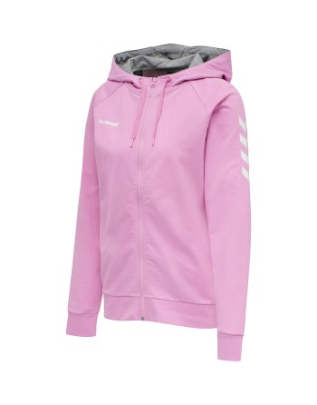 HMLGO COTTON ZIP HOODIE WOMAN / Farbe 2006: 70 % Baumwolle / 30 % Polyester / Futter: 100 % Polyester