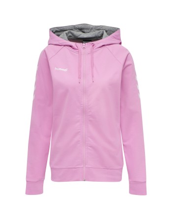 HMLGO COTTON ZIP HOODIE WOMAN / Farbe 2006: 70 % Baumwolle / 30 % Polyester / Futter: 100 % Polyester