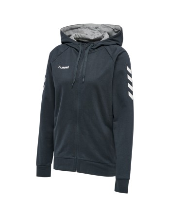 HMLGO COTTON ZIP HOODIE WOMAN / Farbe 2006: 70 % Baumwolle / 30 % Polyester / Futter: 100 % Polyester