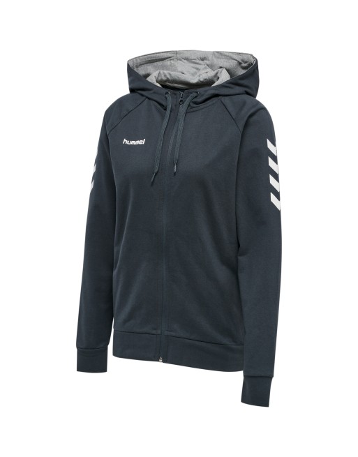 HMLGO COTTON ZIP HOODIE WOMAN / Farbe 2006: 70 % Baumwolle / 30 % Polyester / Futter: 100 % Polyester HMLGO COTTON ZIP HOODIE WOMAN / Farbe 2006: 70 % Baumwolle / 30 % Polyester / Futter: 100 % Polyester