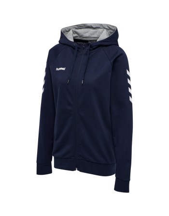 HMLGO COTTON ZIP HOODIE WOMAN / Farbe 2006: 70 % Baumwolle / 30 % Polyester / Futter: 100 % Polyester