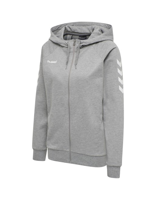 HMLGO COTTON ZIP HOODIE WOMAN / Farbe 2006: 70 % Baumwolle / 30 % Polyester / Futter: 100 % Polyester HMLGO COTTON ZIP HOODIE WOMAN / Farbe 2006: 70 % Baumwolle / 30 % Polyester / Futter: 100 % Polyester