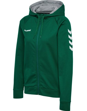 HMLGO COTTON ZIP HOODIE WOMAN / Farbe 2006: 70 % Baumwolle / 30 % Polyester / Futter: 100 % Polyester