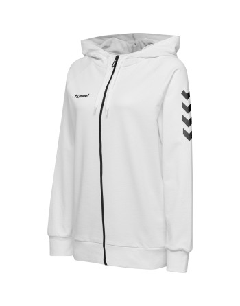 HMLGO COTTON ZIP HOODIE WOMAN / Farbe 2006: 70 % Baumwolle / 30 % Polyester / Futter: 100 % Polyester
