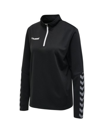 hmlAUTHENTIC HALF ZIP SWEATSHIRT WO / Sweatshirt aus gestricktem Polyester