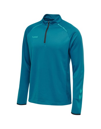 hmlAUTHENTIC PRO HALF ZIP SWEAT / Sweatshirt aus gestricktem Polyester
