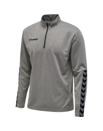 hmlAUTHENTIC HALF ZIP SWEATSHIRT / Sweatshirt aus gestricktem Polyester