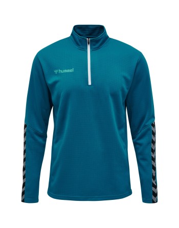 hmlAUTHENTIC HALF ZIP SWEATSHIRT / Sweatshirt aus gestricktem Polyester