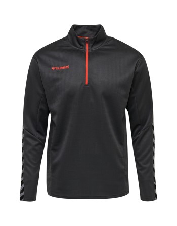 hmlAUTHENTIC HALF ZIP SWEATSHIRT / Sweatshirt aus gestricktem Polyester