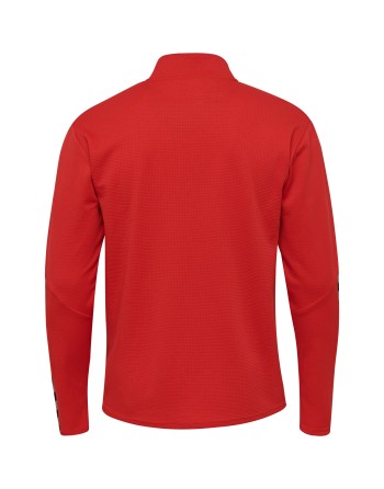 hmlAUTHENTIC HALF ZIP SWEATSHIRT / Sweatshirt aus gestricktem Polyester