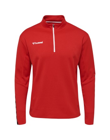 hmlAUTHENTIC HALF ZIP SWEATSHIRT / Sweatshirt aus gestricktem Polyester
