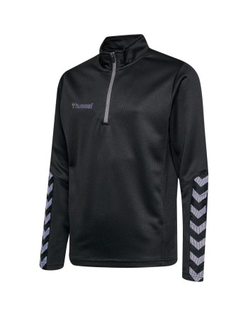 hmlAUTHENTIC KIDS HALF ZIP SWEATSHI / Sweatshirt aus gestricktem Polyester