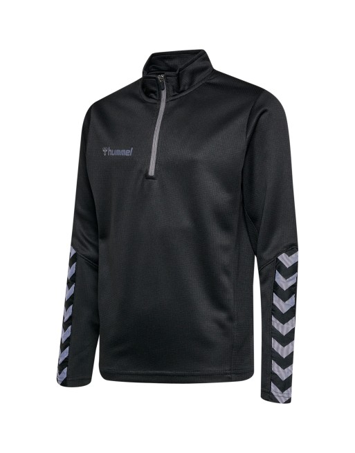 hmlAUTHENTIC KIDS HALF ZIP SWEATSHI / Sweatshirt aus gestricktem Polyester