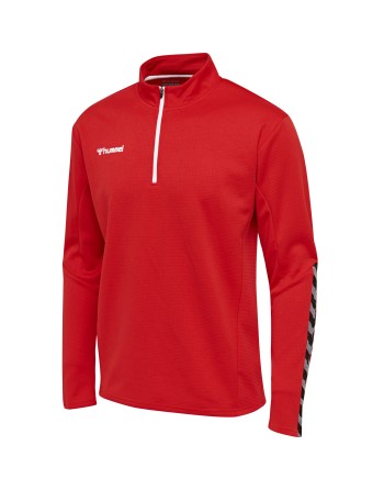 hmlAUTHENTIC KIDS HALF ZIP SWEATSHI / Sweatshirt aus gestricktem Polyester