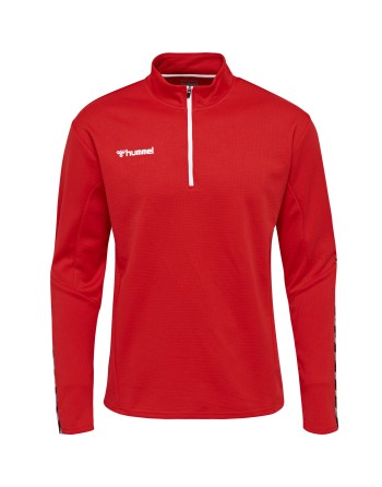hmlAUTHENTIC KIDS HALF ZIP SWEATSHI / Sweatshirt aus gestricktem Polyester