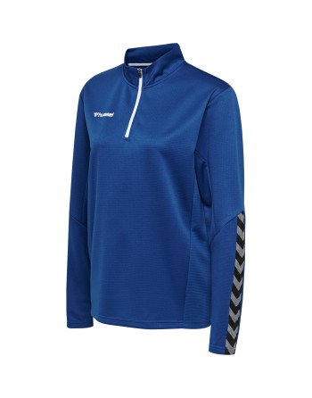 hmlAUTHENTIC HALF ZIP SWEATSHIRT WO / Sweatshirt aus gestricktem Polyester