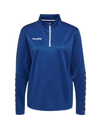 hmlAUTHENTIC HALF ZIP SWEATSHIRT WO / Sweatshirt aus gestricktem Polyester