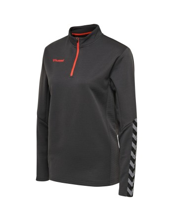 hmlAUTHENTIC HALF ZIP SWEATSHIRT WO / Sweatshirt aus gestricktem Polyester
