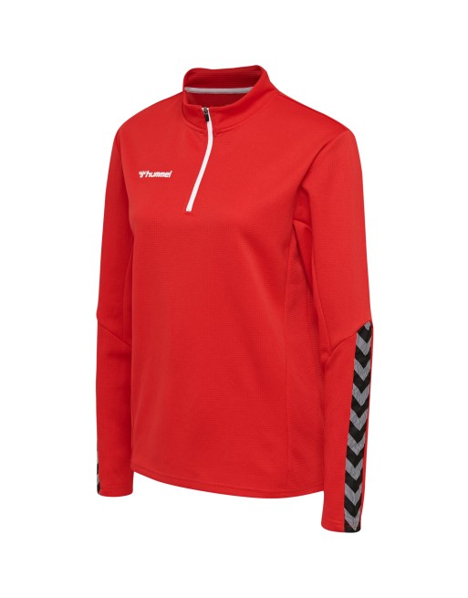 hmlAUTHENTIC HALF ZIP SWEATSHIRT WO / Sweatshirt aus gestricktem Polyester hmlAUTHENTIC HALF ZIP SWEATSHIRT WO / Sweatshirt aus gestricktem Polyester