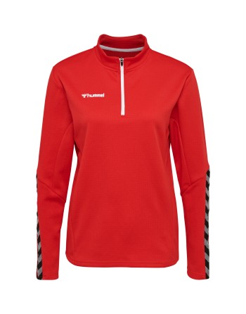 hmlAUTHENTIC HALF ZIP SWEATSHIRT WO / Sweatshirt aus gestricktem Polyester