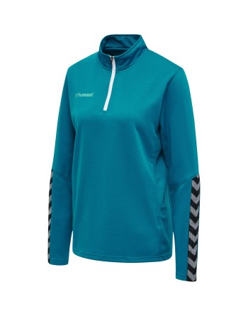 hmlAUTHENTIC HALF ZIP SWEATSHIRT WO / Sweatshirt aus gestricktem Polyester